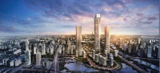 宝能·郑州中心│"党报看宝能"系列报道四:蓝图已绘就 躬行在当下--地标三塔开工后记