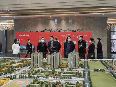 季朝副调研员督导调研高新区房地产企业复工复产和“三送一强”活动开展情况